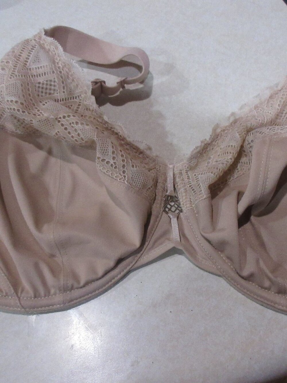 Elomi underwire lace bra nude 36K